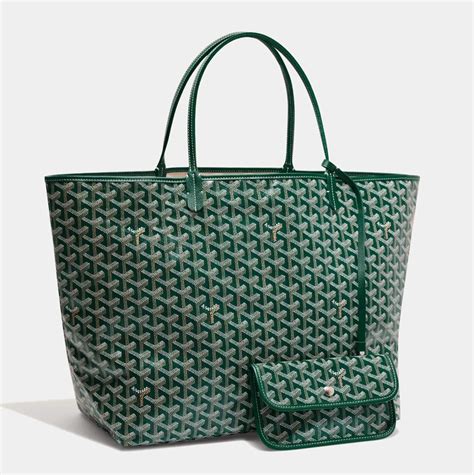 goyard green tote price|goyard 233 bag price.